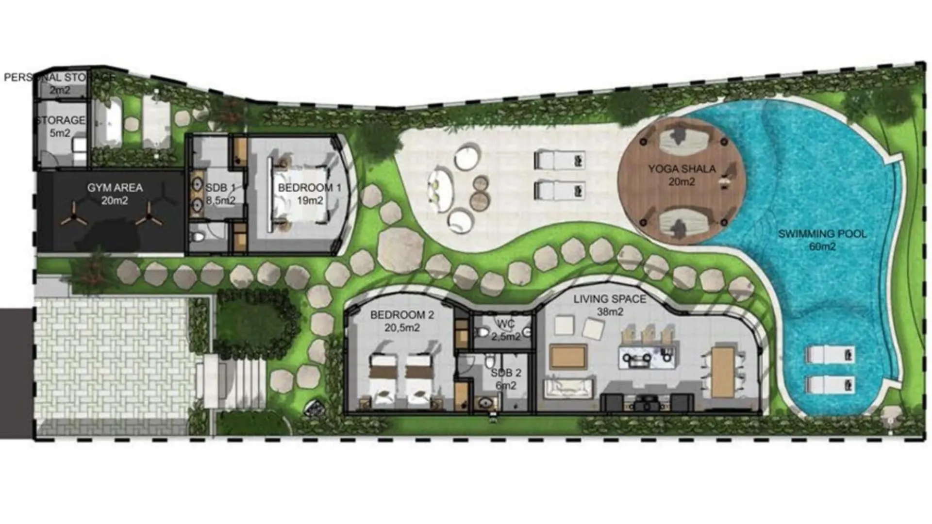 2Bed Luxury Private Villa - 10Min To Ubud Center, Yoga Shala, Crossfit-Style Gym 0*,